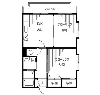 東京都練馬区桜台１丁目 賃貸マンション 2DK